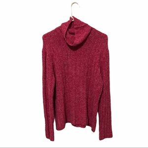 Coldwater Creek pink turtleneck sweater